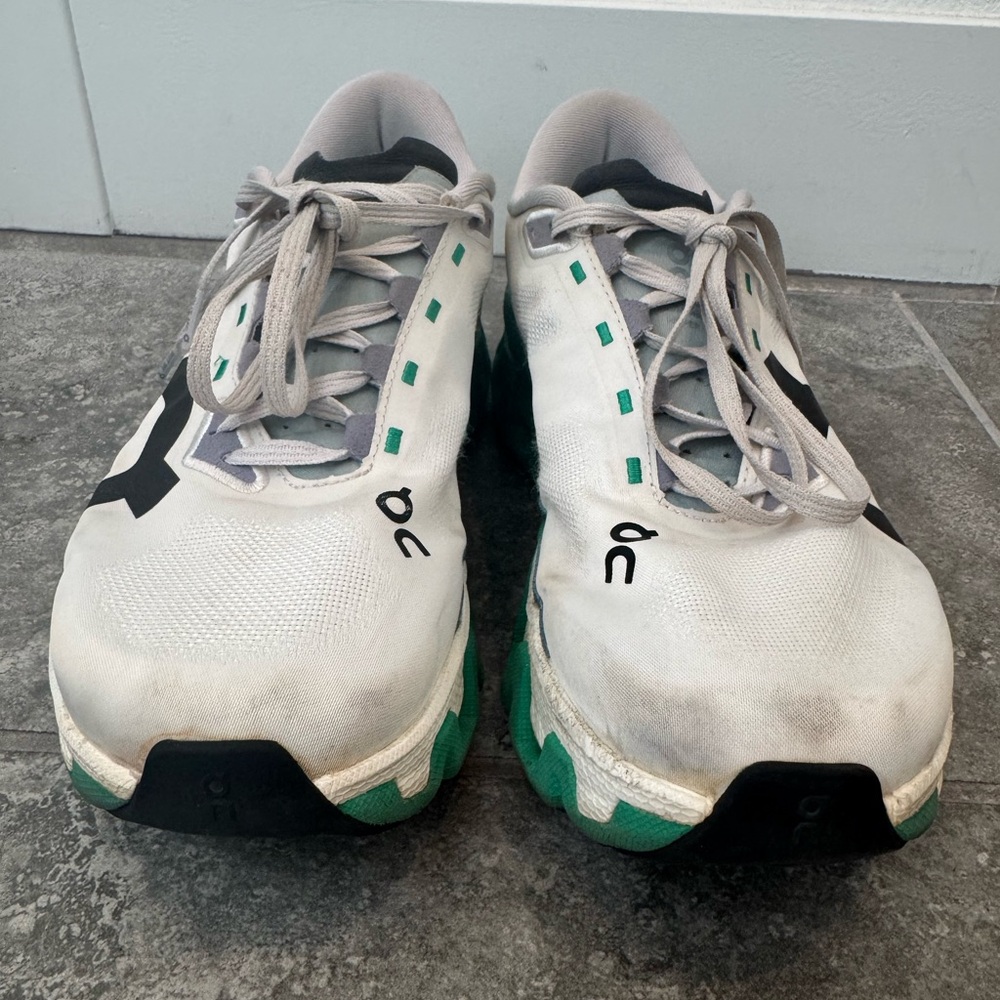 On Running Cloudmonster Hyper White Mint Women Us… - image 5